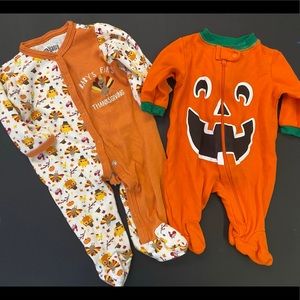 Fall Holiday Baby Halloween Thanksgiving OutfitLot